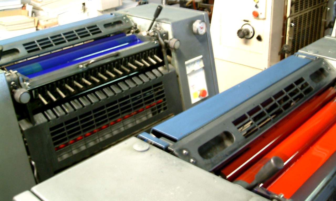 Dettaglio di una stampante industriale
